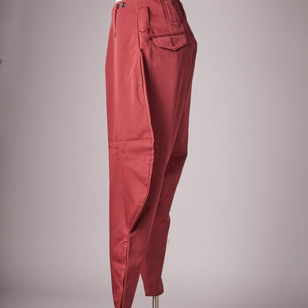 Vintage 1990s Japanese Maroon Nikka Work Wear Pants